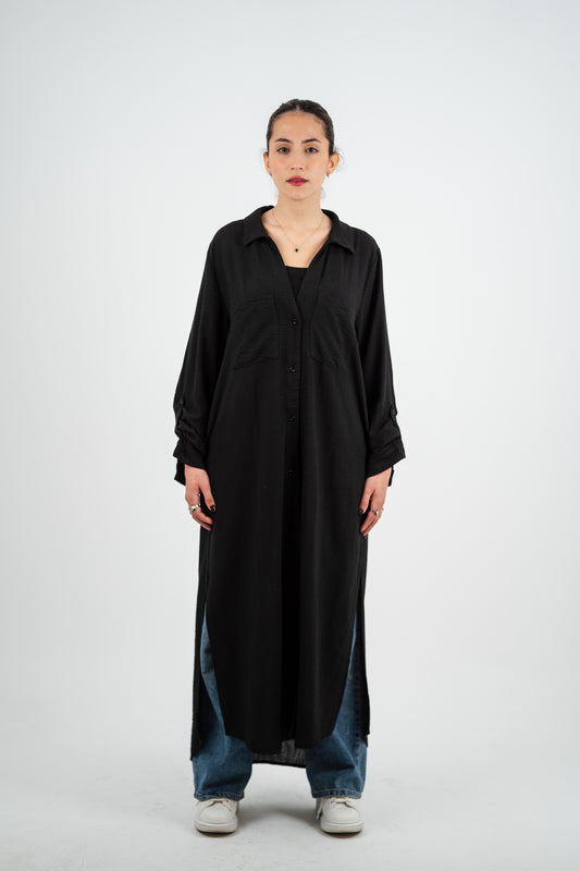 THE LINEN SHIRT DRESS