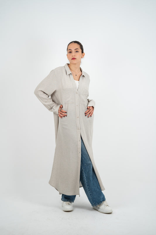 THE LINEN SHIRT DRESS