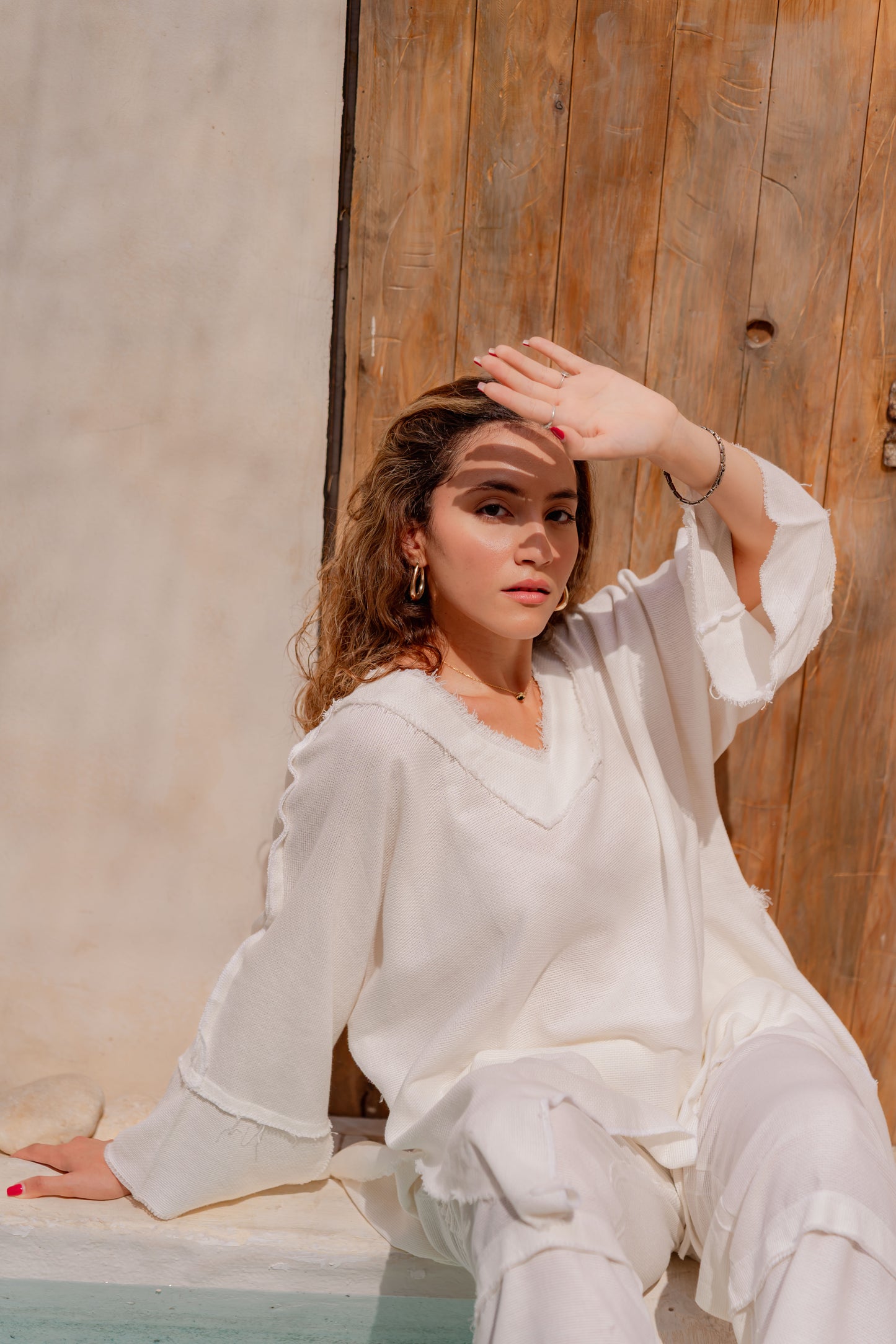 THE SANTOURINI BLOUSE