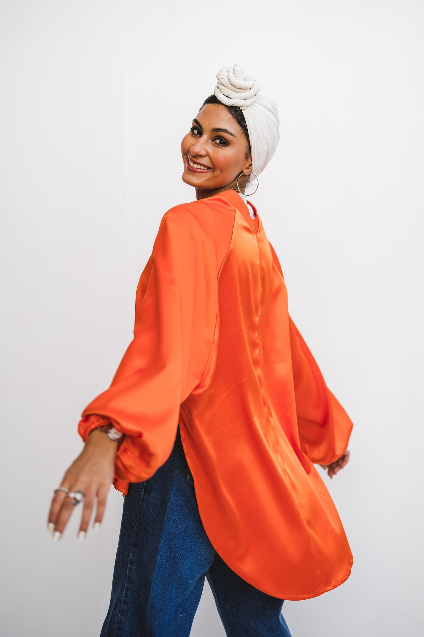 THE SATIN BLOUSE