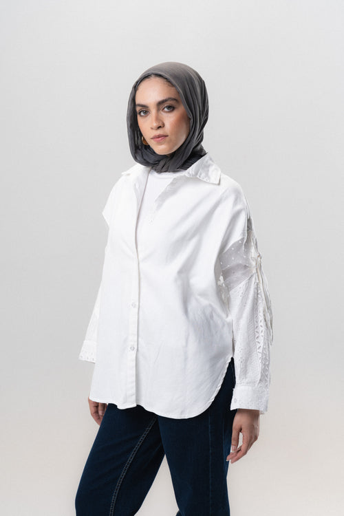 Ivory Veil Shirt