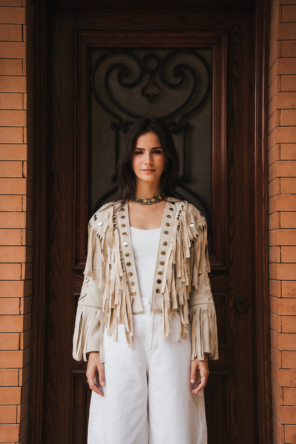 Nomad Cropped Jacket - Beige