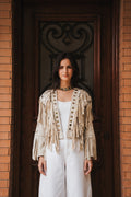 Nomad Cropped Jacket - Beige