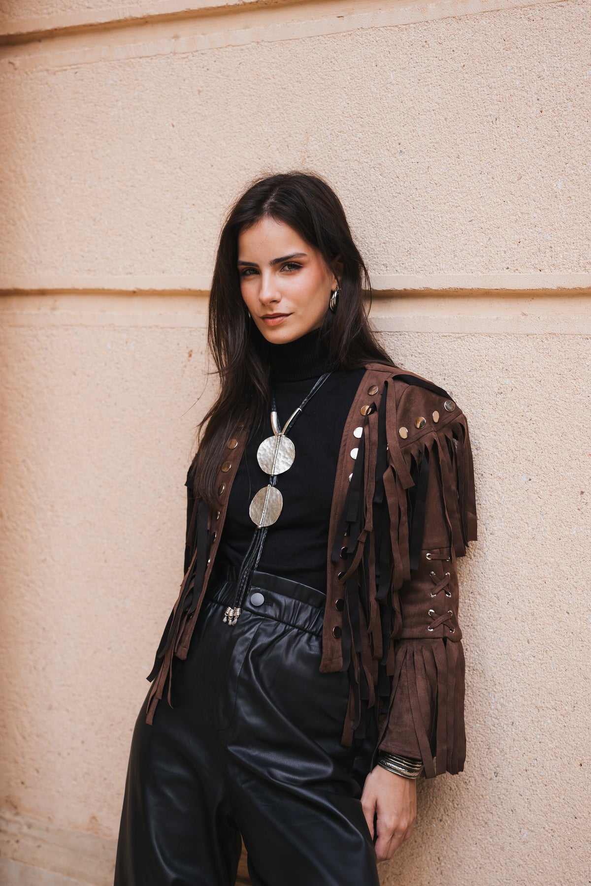 Nomad Cropped Jacket - Brown