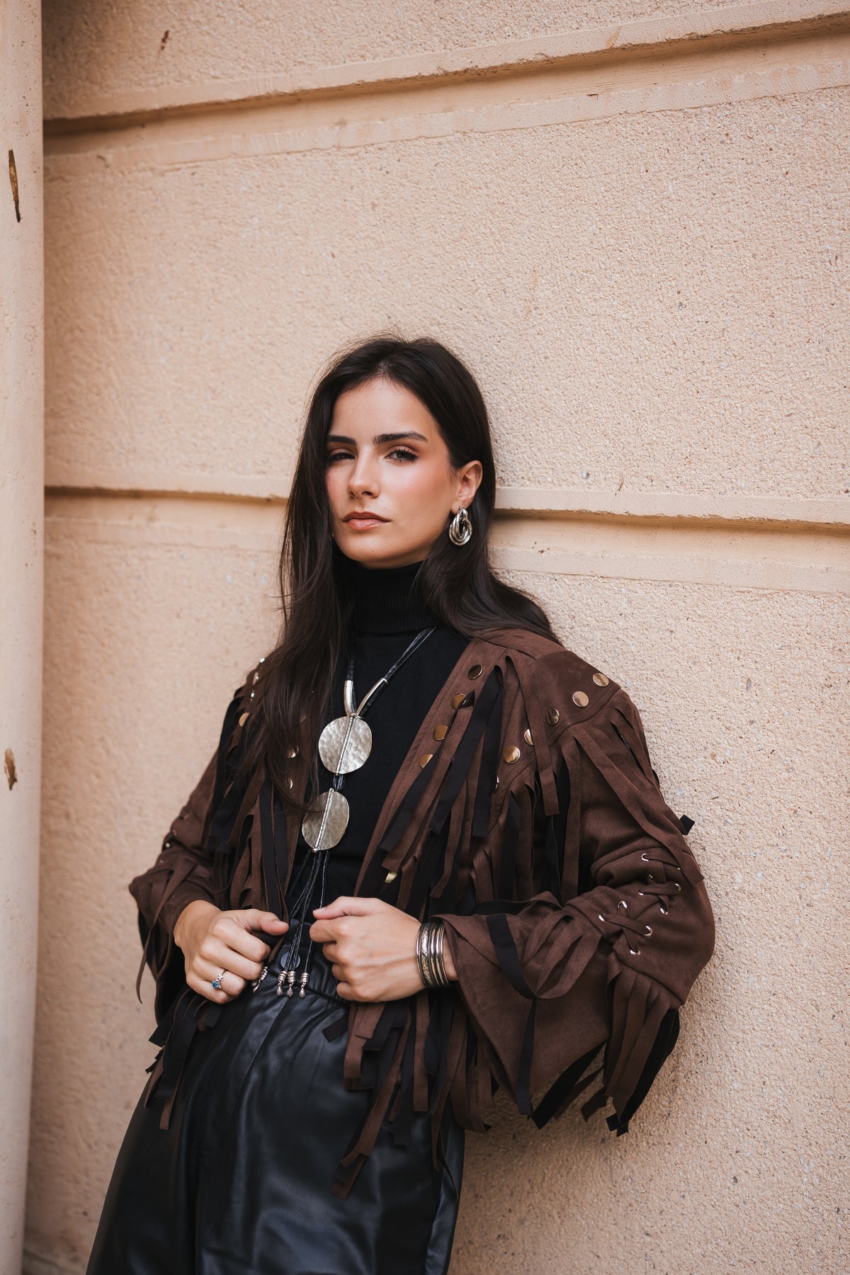 Nomad Cropped Jacket - Brown