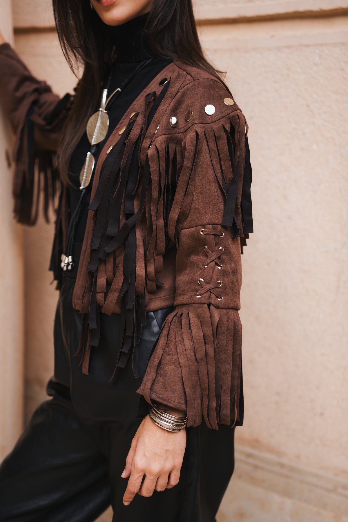 Nomad Cropped Jacket - Brown