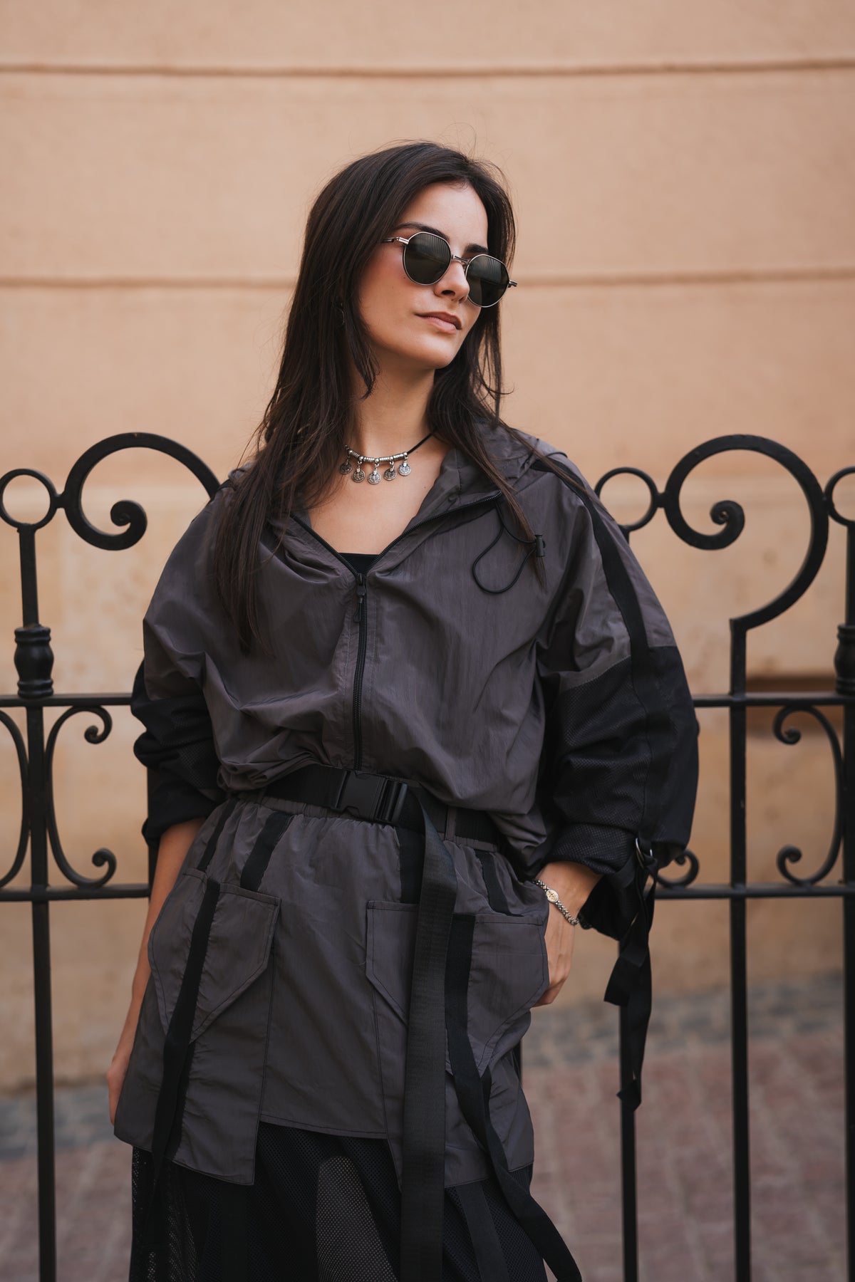 Rebel Skirt - Dark Grey