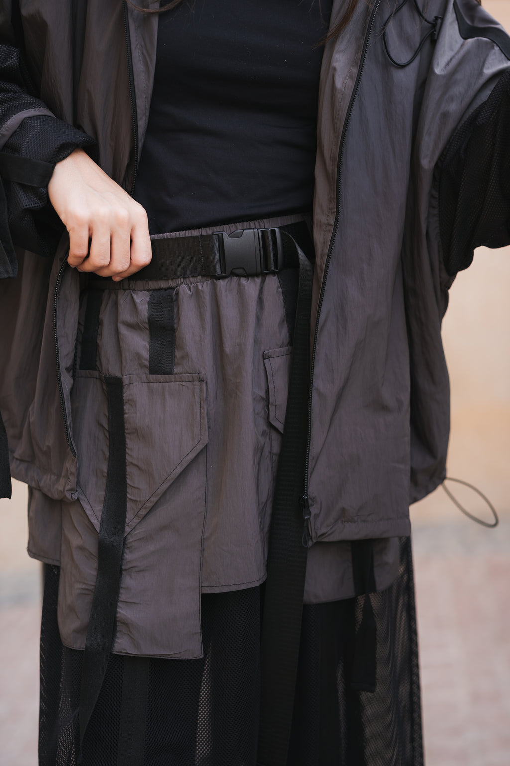 Rebel Skirt - Dark Grey