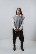 Serene Knit Gillet in Grey