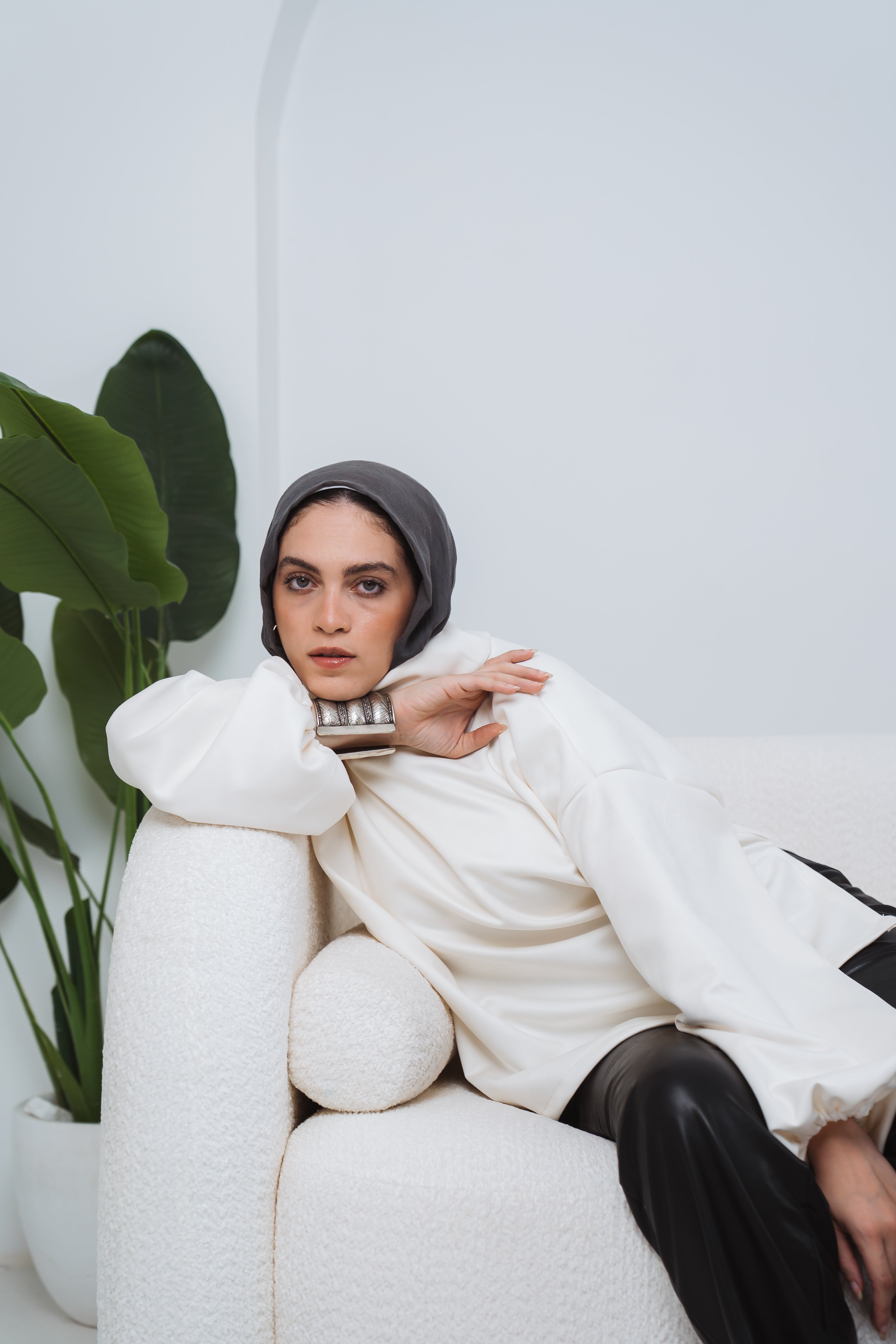 The High Neck in Off White