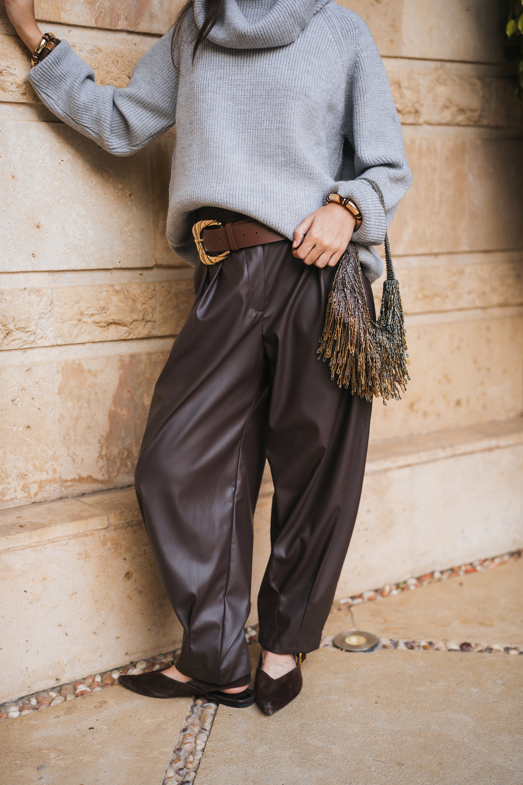 The Luxe Barrel Pants