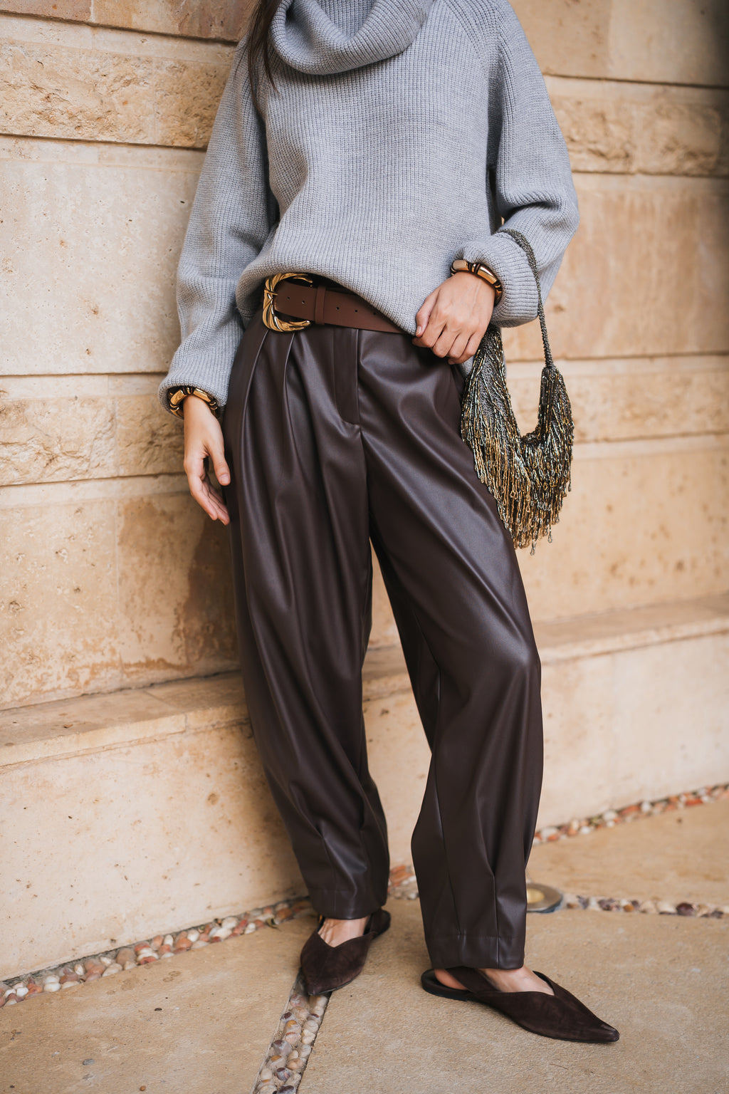 The Luxe Barrel Pants