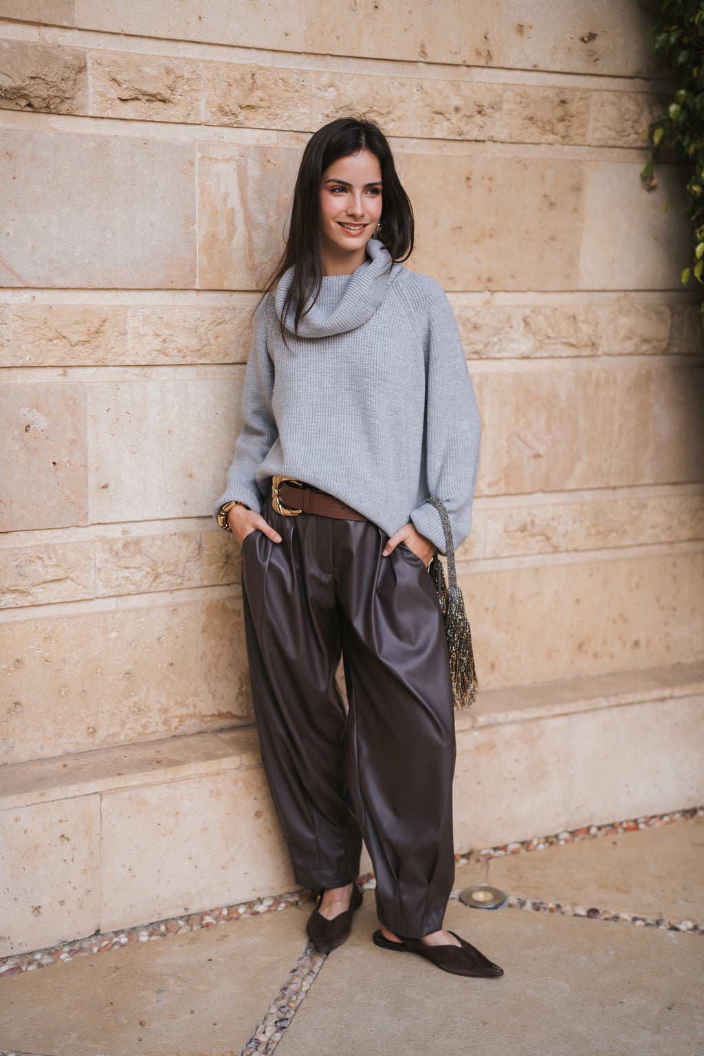 The Luxe Barrel Pants