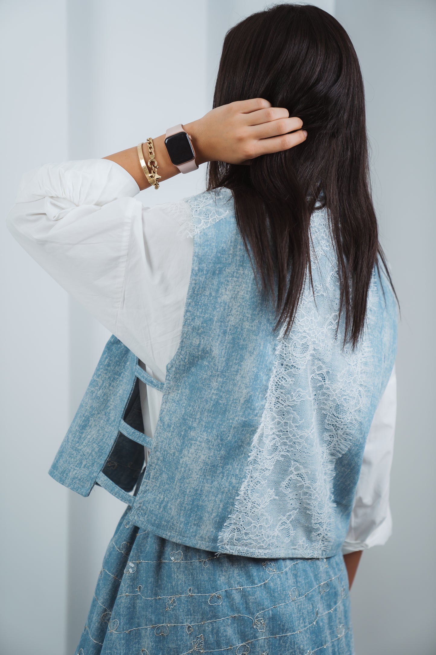 Denim Whisper Skirt
