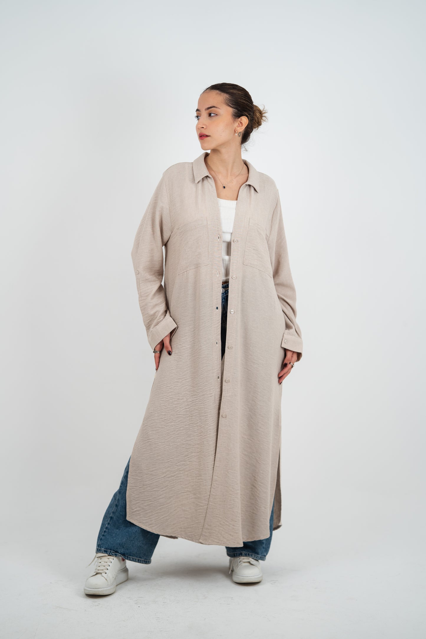 THE LINEN SHIRT DRESS