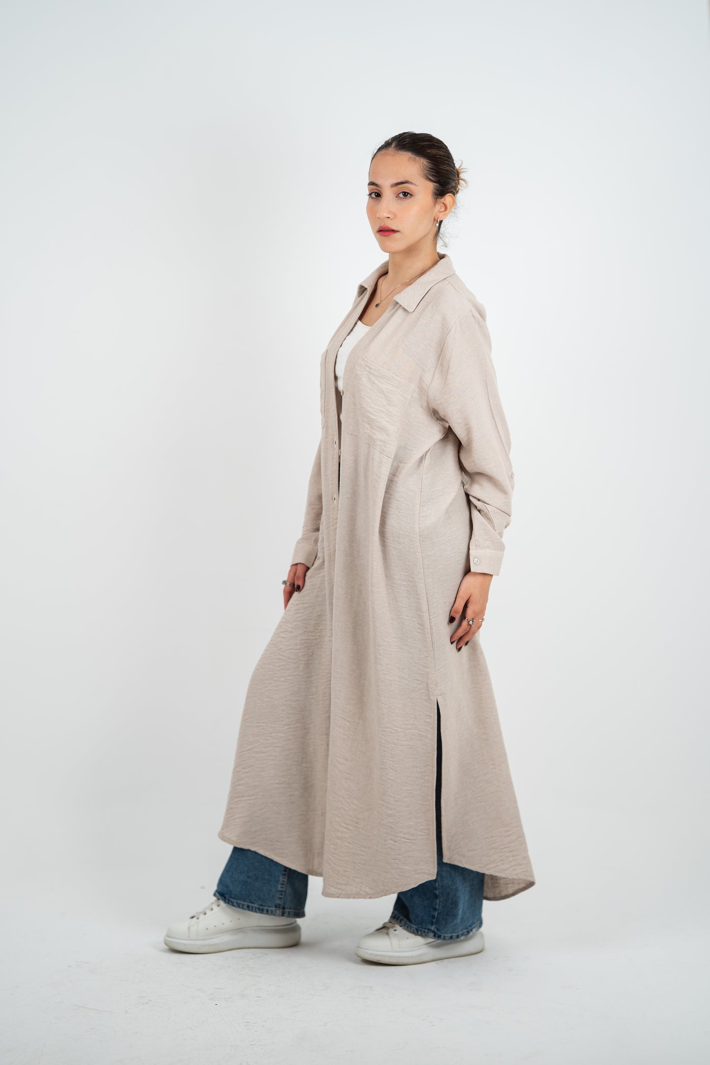 THE LINEN SHIRT DRESS