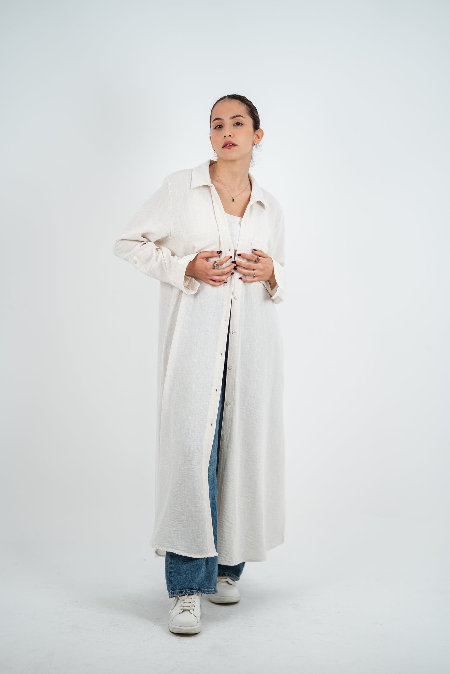 THE LINEN SHIRT DRESS