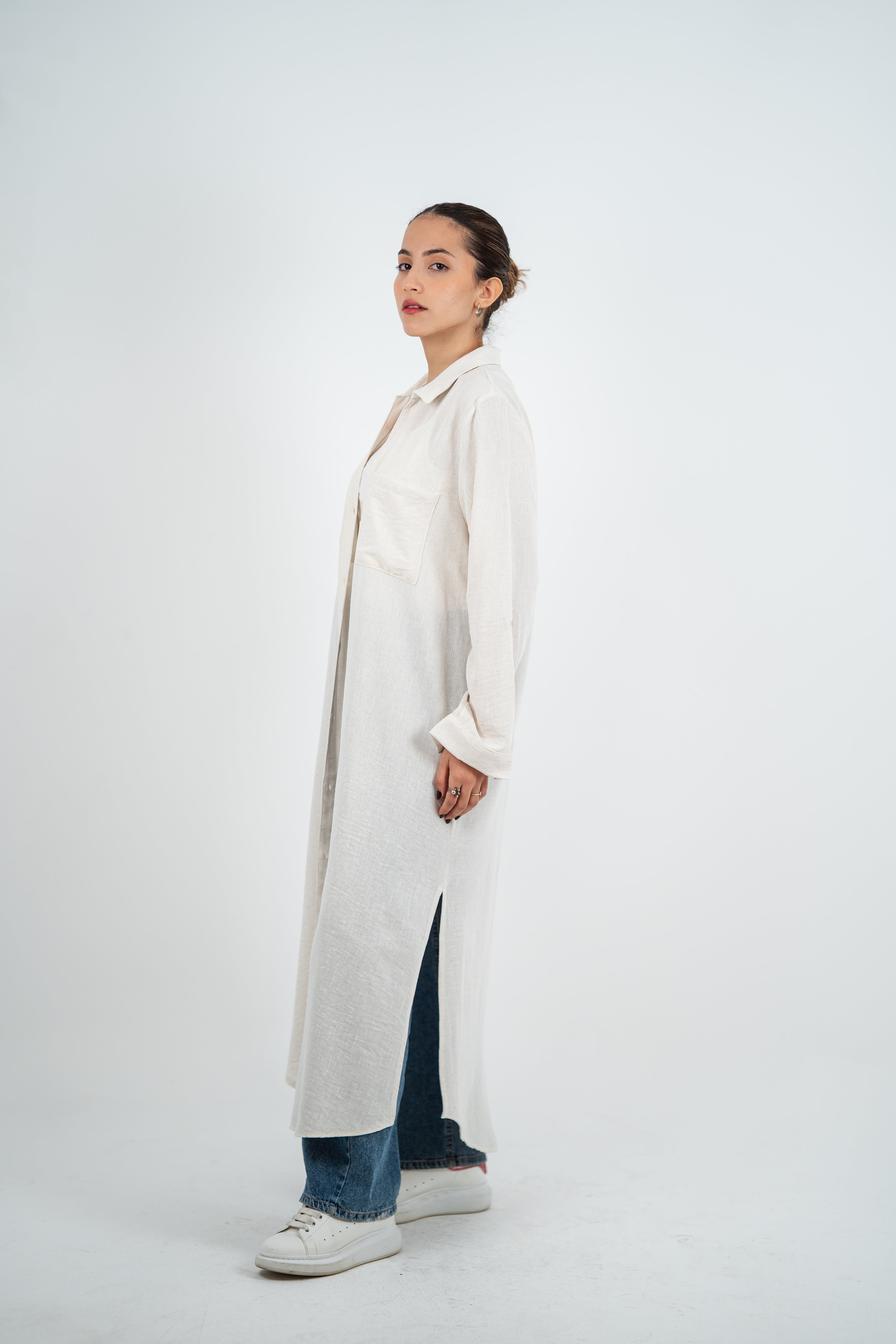 THE LINEN SHIRT DRESS