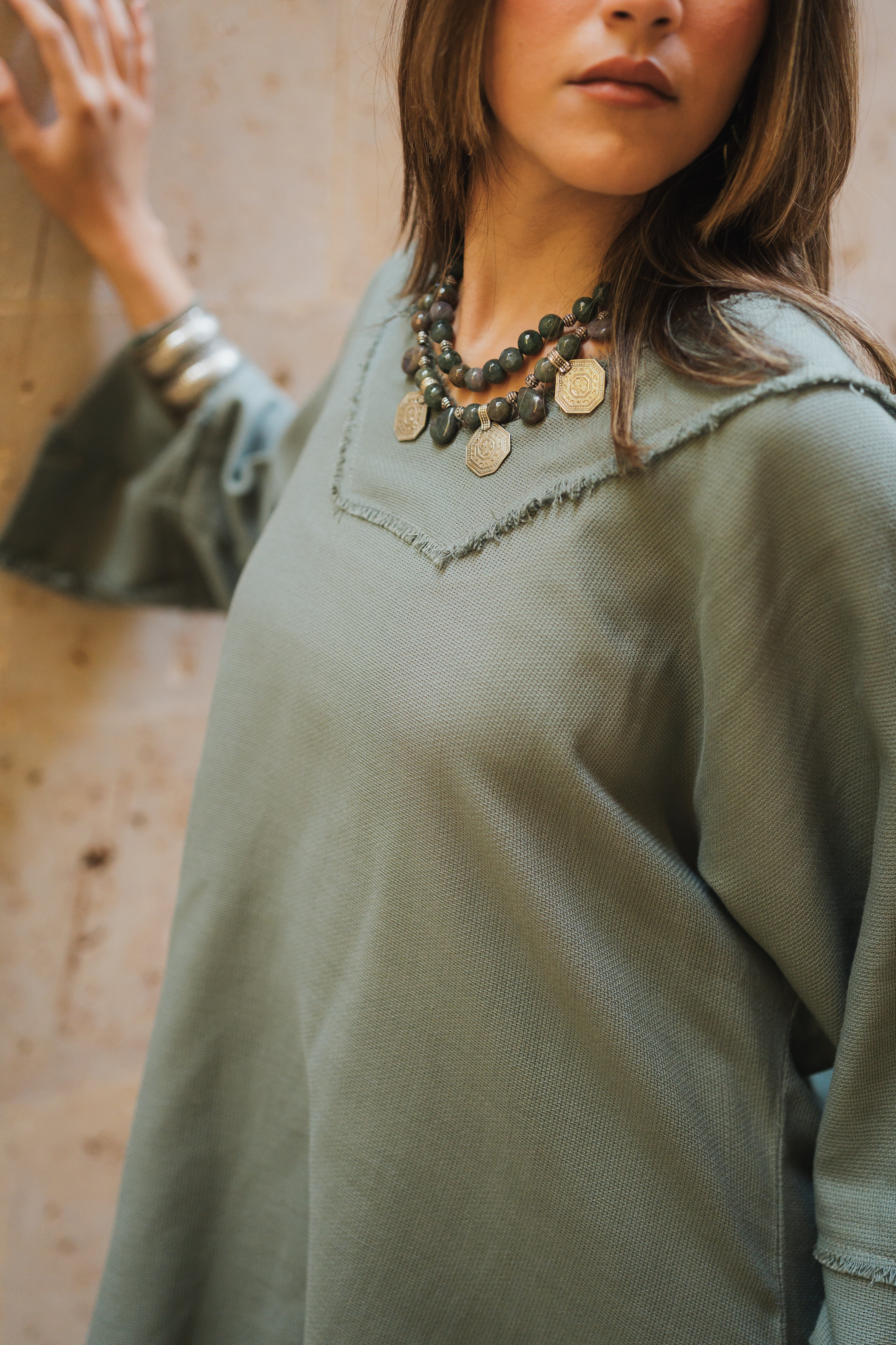 New santourini blouse