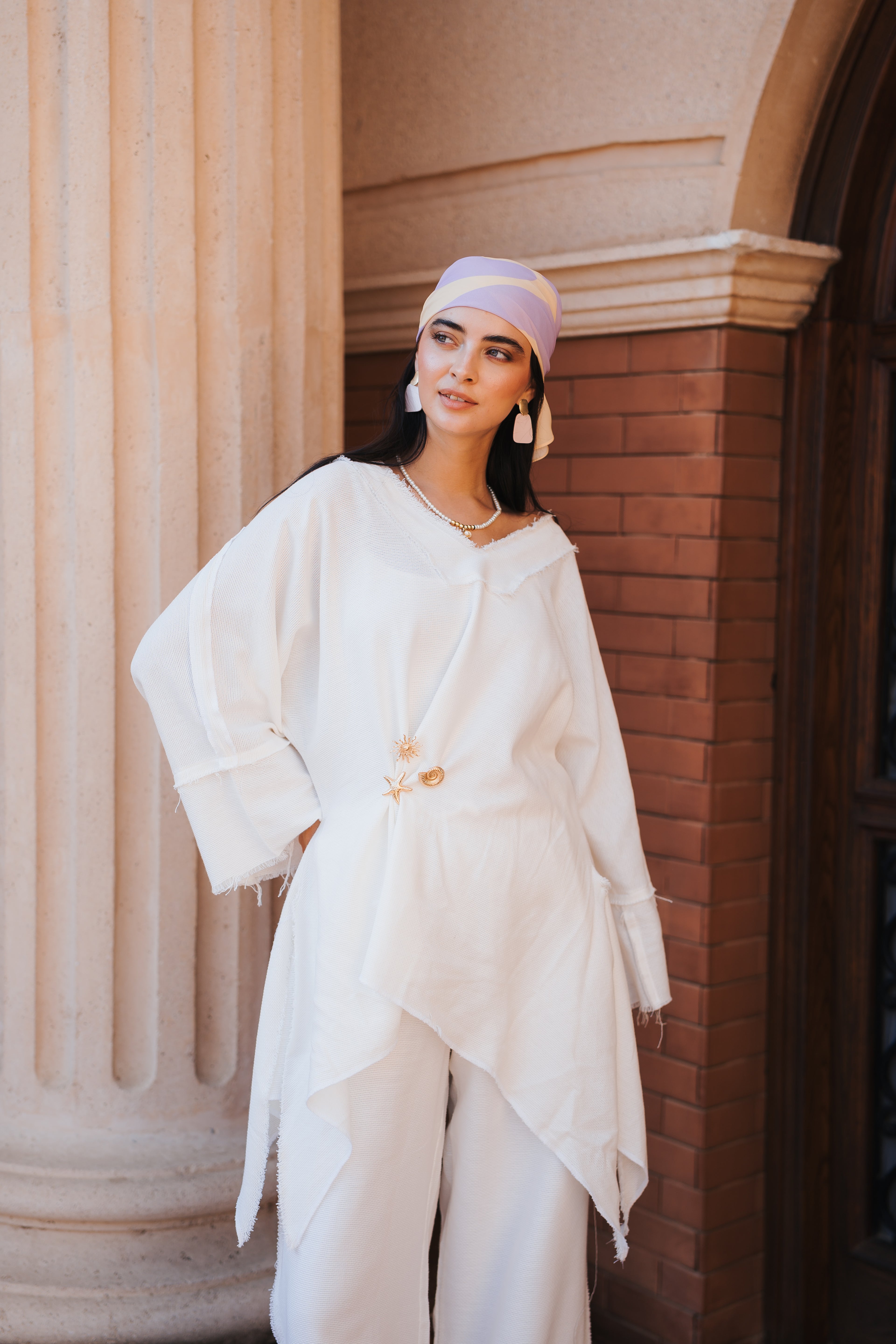 THE SANTOURINI BLOUSE