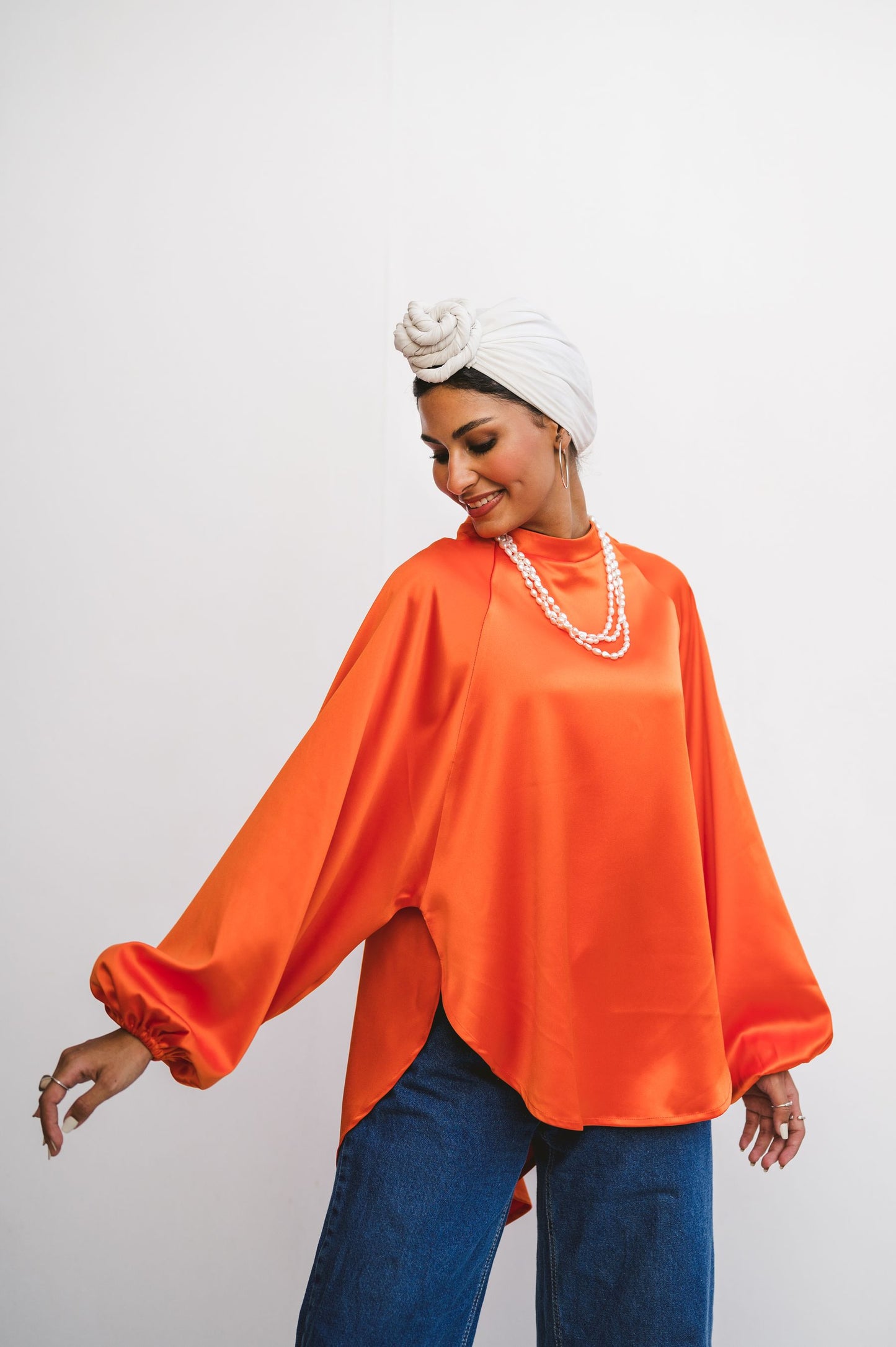 THE SATIN BLOUSE