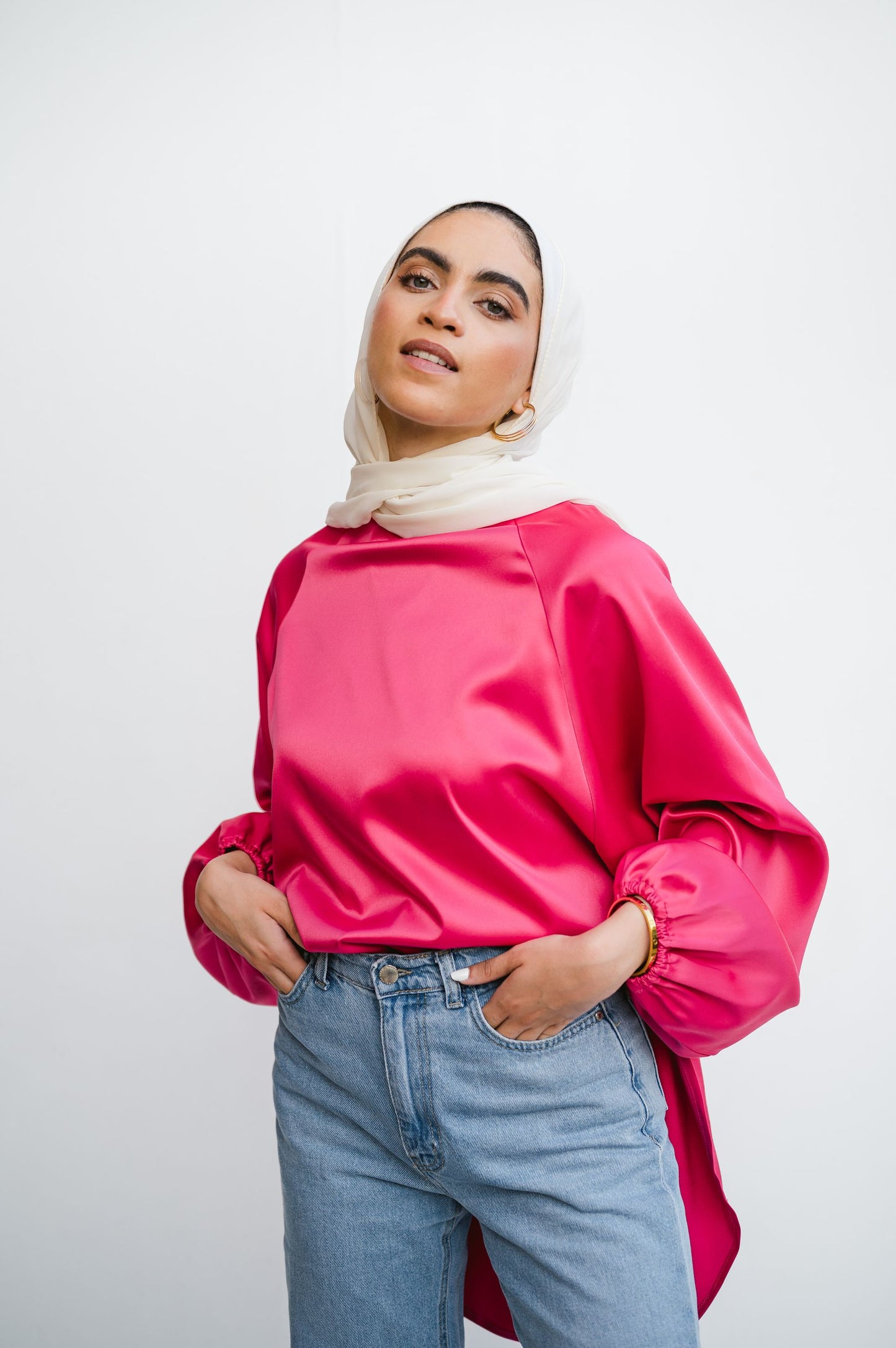 THE SATIN BLOUSE