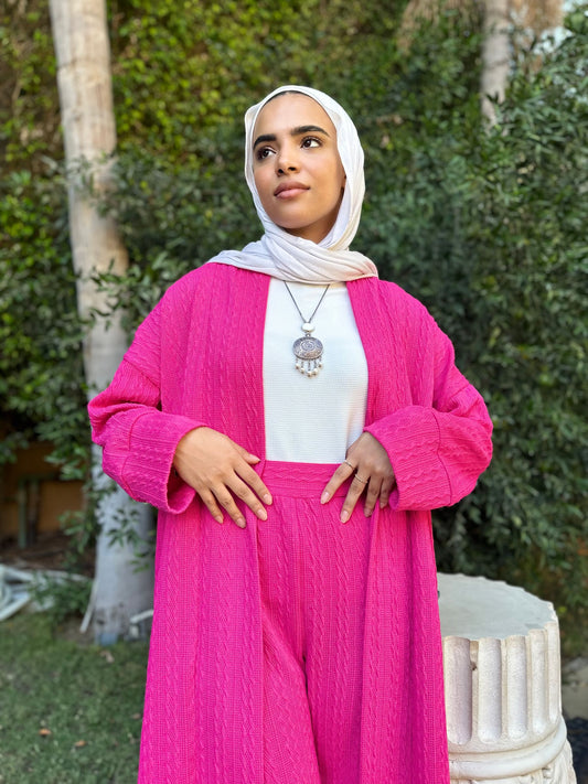 THE TRICO CARDIGAN SET
