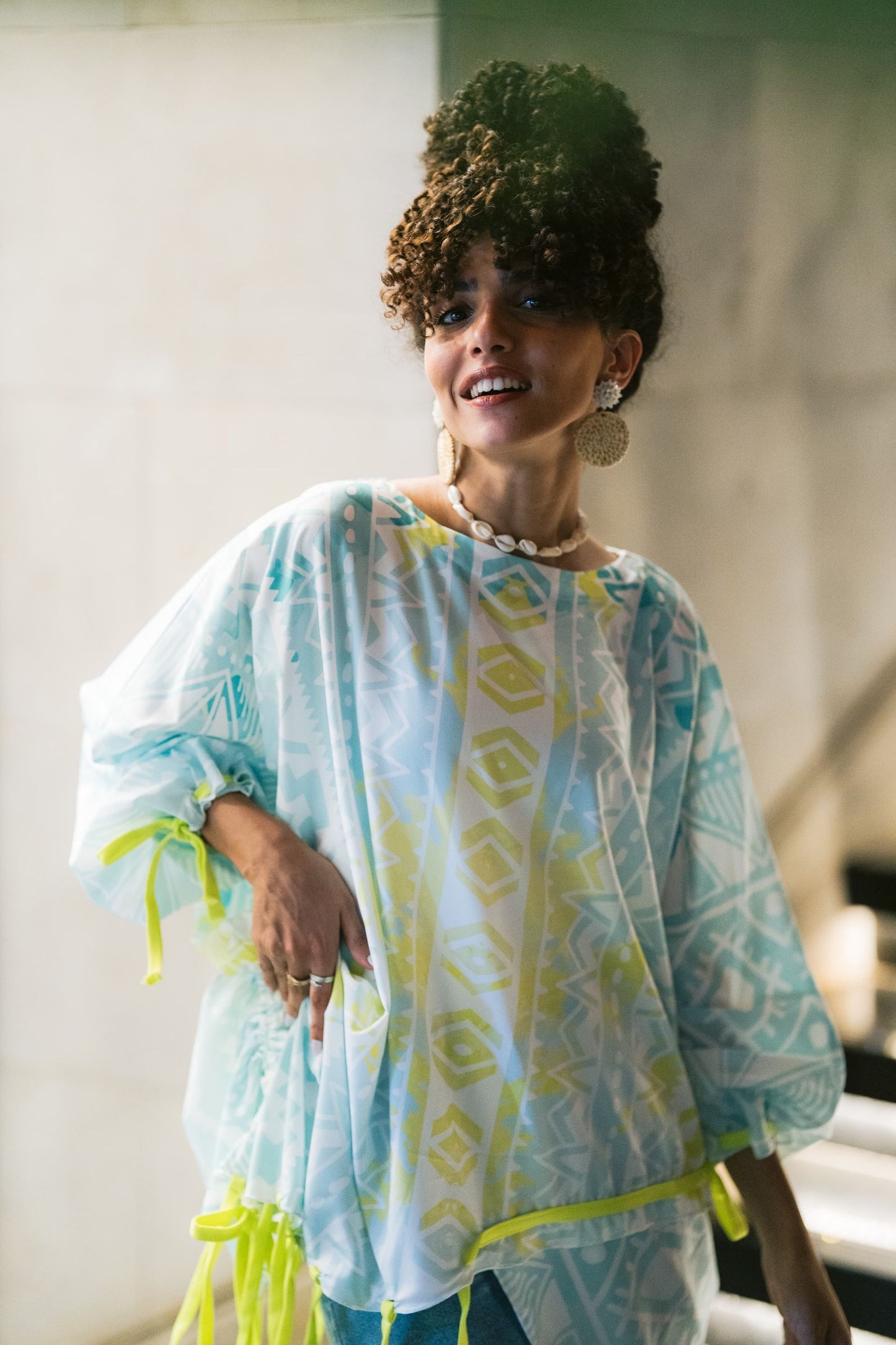 THE LAIMINTA BLOUSE