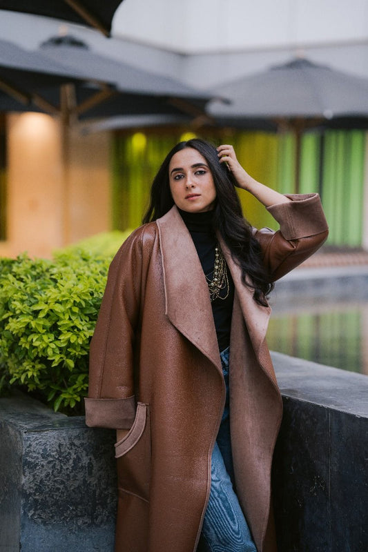 Le Manteau in Brown